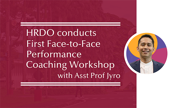 HRDO Conducts First Face-to-Face Performance Coaching Workshop